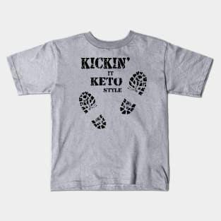 Kickin' It Keto Style Kids T-Shirt